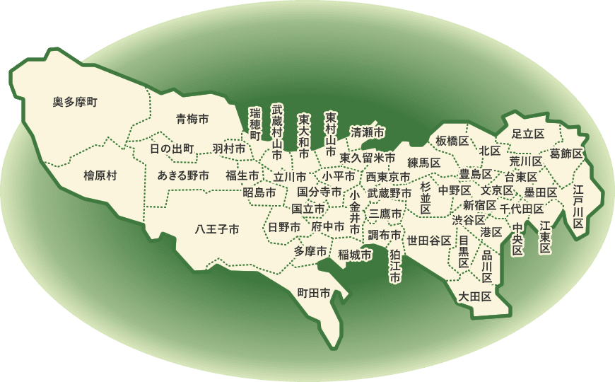 東京都内地図